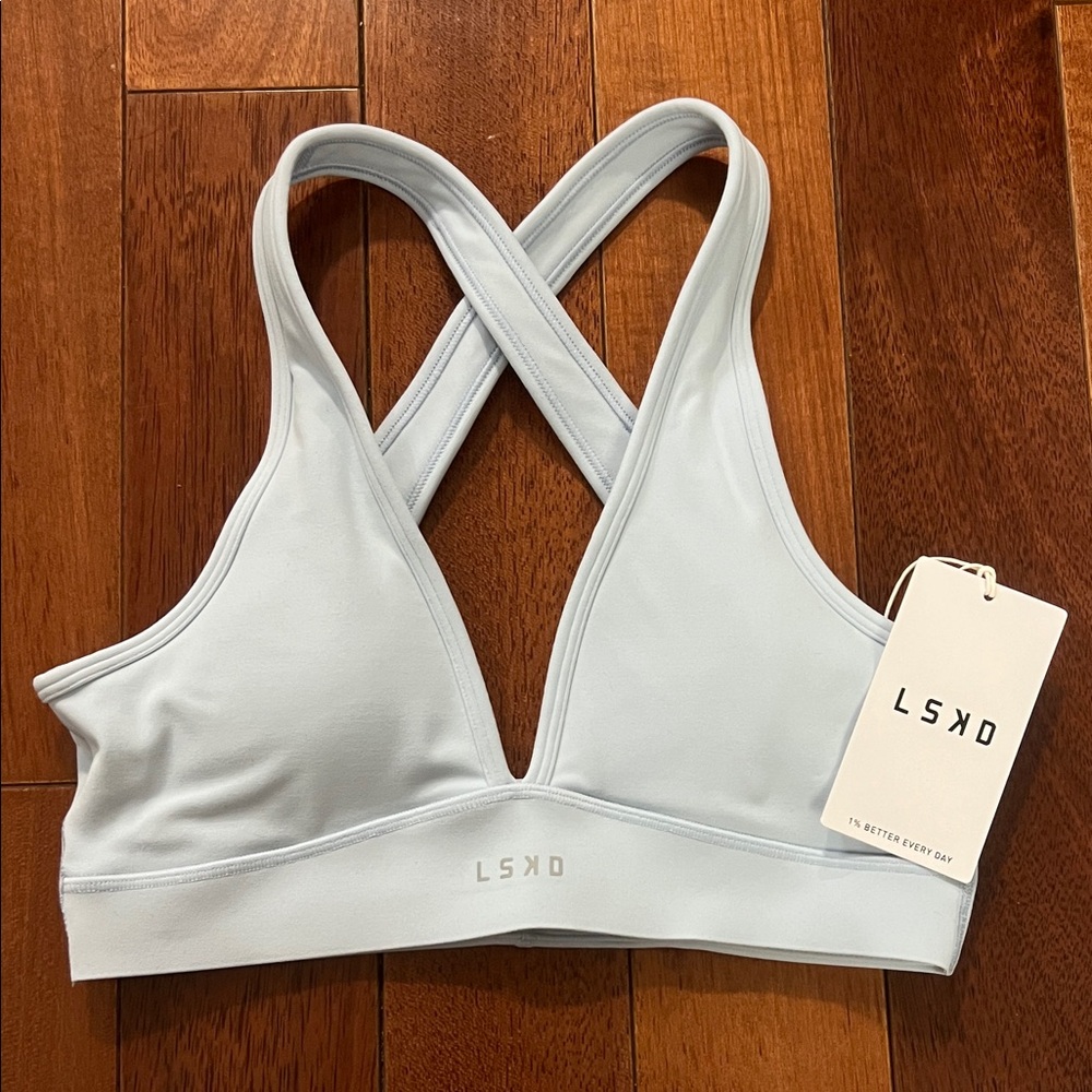 LSKD Women's Stamina Sports Bra - Skyride Size Small